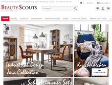 Tablet Screenshot of beauty-scouts.de